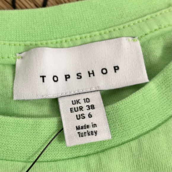 TOPSHOP S/S Paw Graphic Crew Neck Tee T-Shirt - Picture 5 of 7